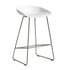 About a Stool AAS 38 Bar Stool Low Stainless Steel Base